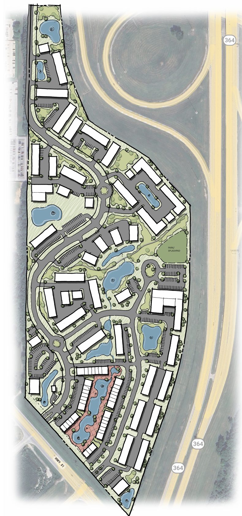 Cascades of BA conceptual masterplan